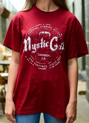 Red Mystic Grill Stamp Short Sleeve Front