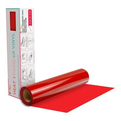 Red T-Shirt Vinyl (12&quot;x 12 - 25ft)
