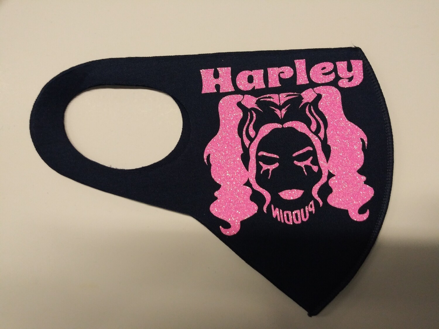 Harley Quinn Glitter Face Mask