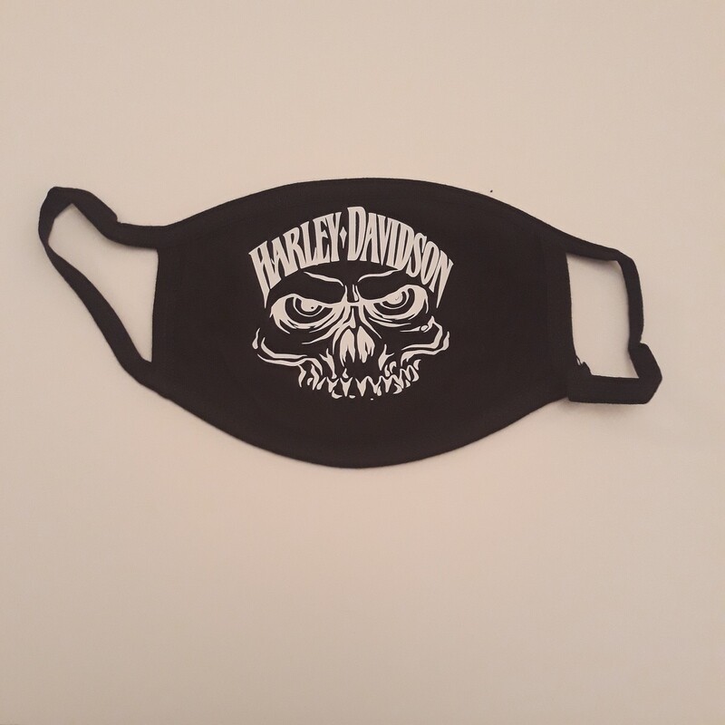Harley D Skull Face Mask