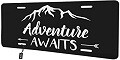 &#39;Adventure Awaits&#39; Car Tags