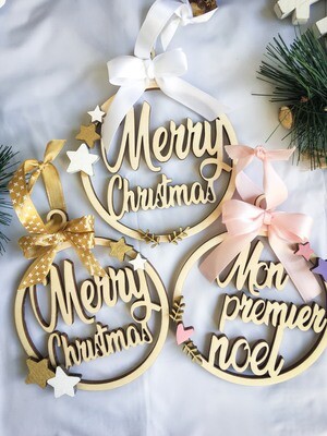 Boules de Noël"étoiles&co"