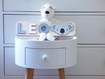Puzzle prénom modèle "Koala"