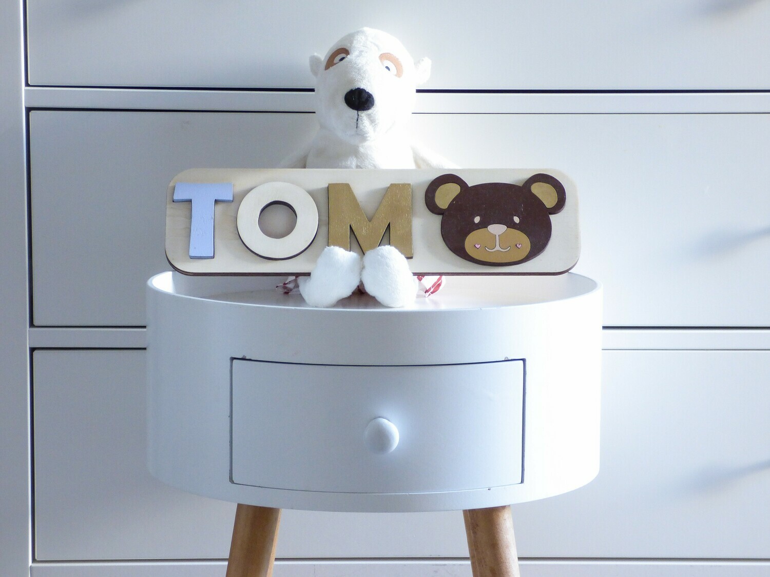 Puzzle prénom modèle "Ourson" Puzzle prénom modèle "Ourson"