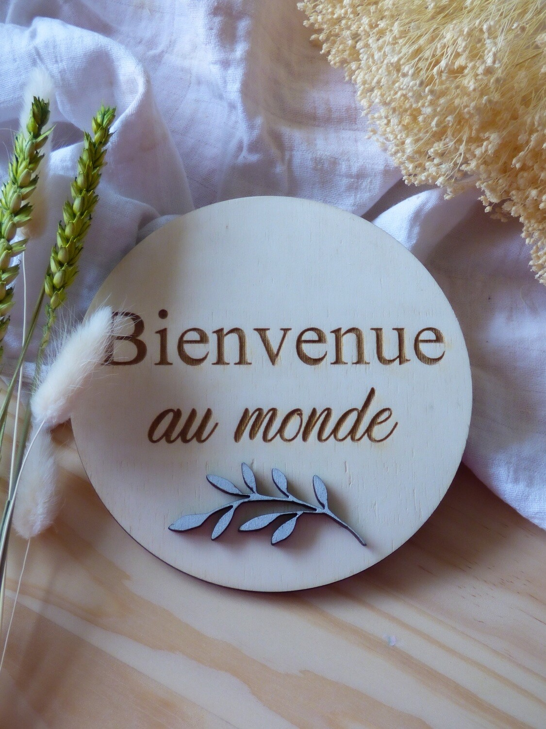 Médaillon "Bienvenue au monde" Médaillon "Bienvenue au monde"