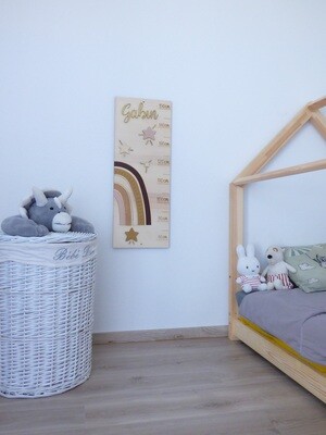 Toise personnalisée "Arc-en-ciel"- Modèle Gabin