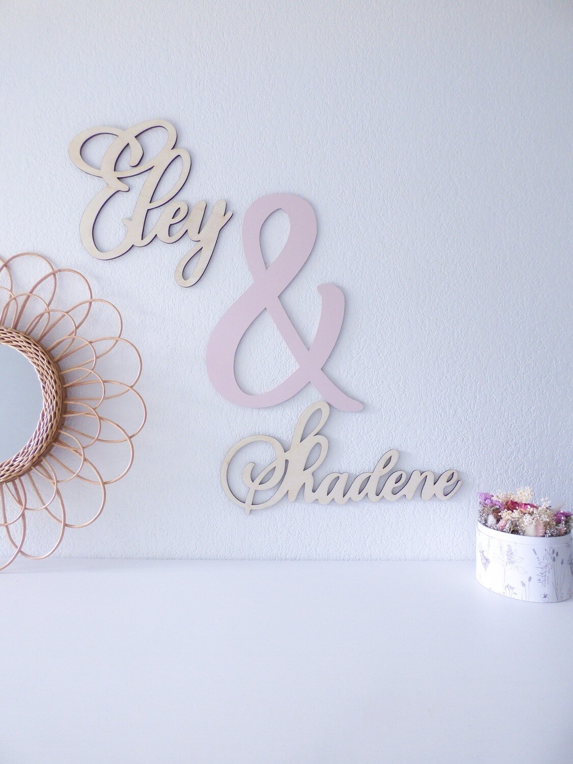 Combinaison TRIO- Initiale XXl+ 2 prénoms