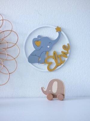 Couronne éléphant personnalisée Couronne éléphant personnalisée