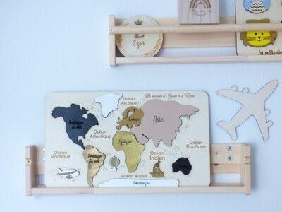 Puzzles carte du monde