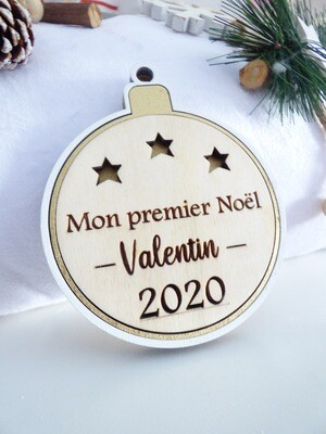 Boules de Noël collection "Valentin"