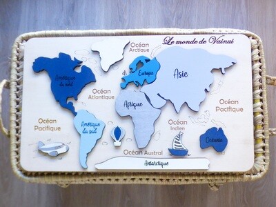 Puzzle planisphère Puzzle planisphère