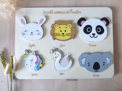 Puzzles "Bébes animaux"