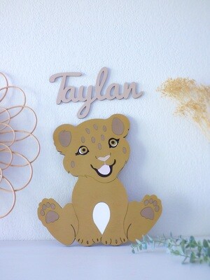 Lionceau personnalisé Lionceau personnalisé