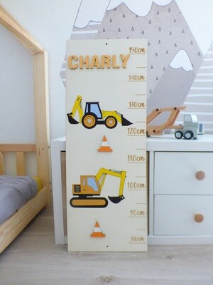 Toise engins de chantiers