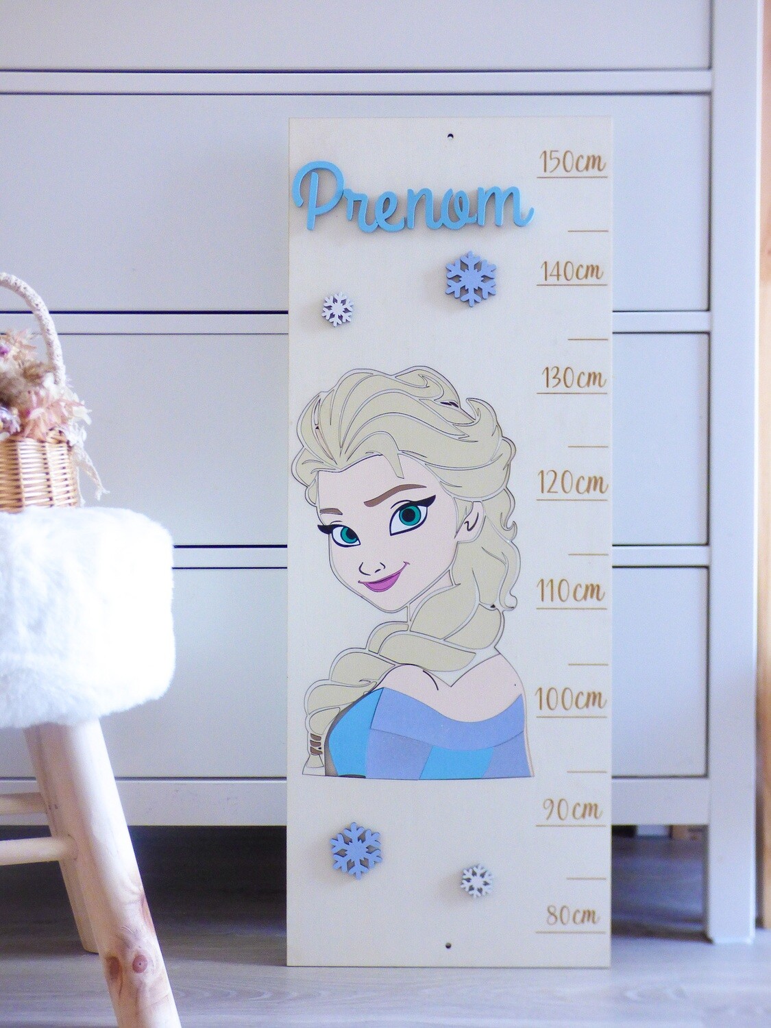 Toise personnalisée "Princesse" Toise personnalisée "Princesse"