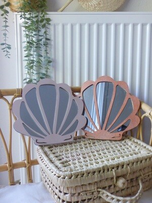 Miroir coquillage personnalisable