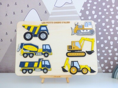 Puzzle "Engins de chantier" Puzzle "Engins de chantier"
