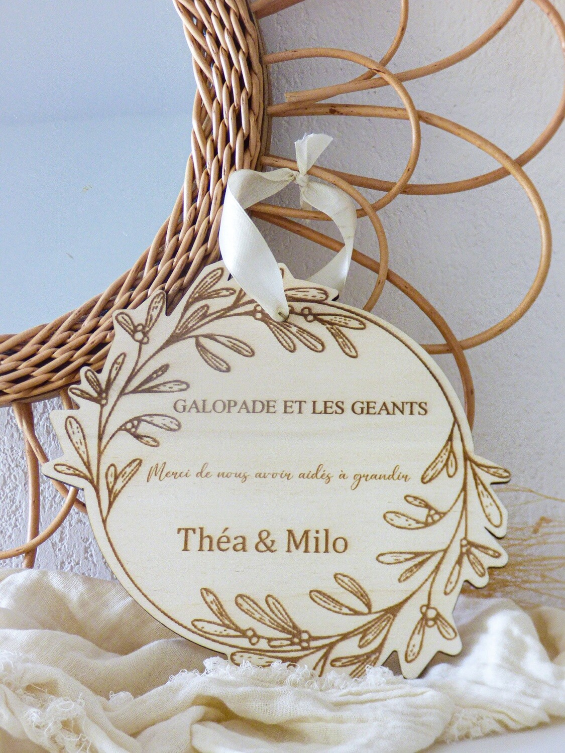 Plaque décorative gravée Plaque décorative gravée