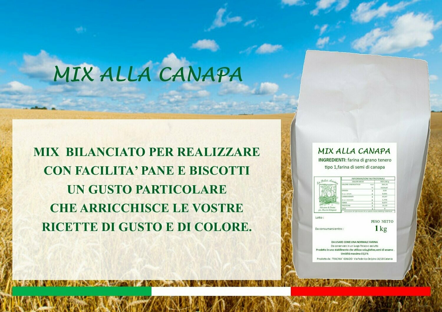 Mix alla canapa x 1 kg