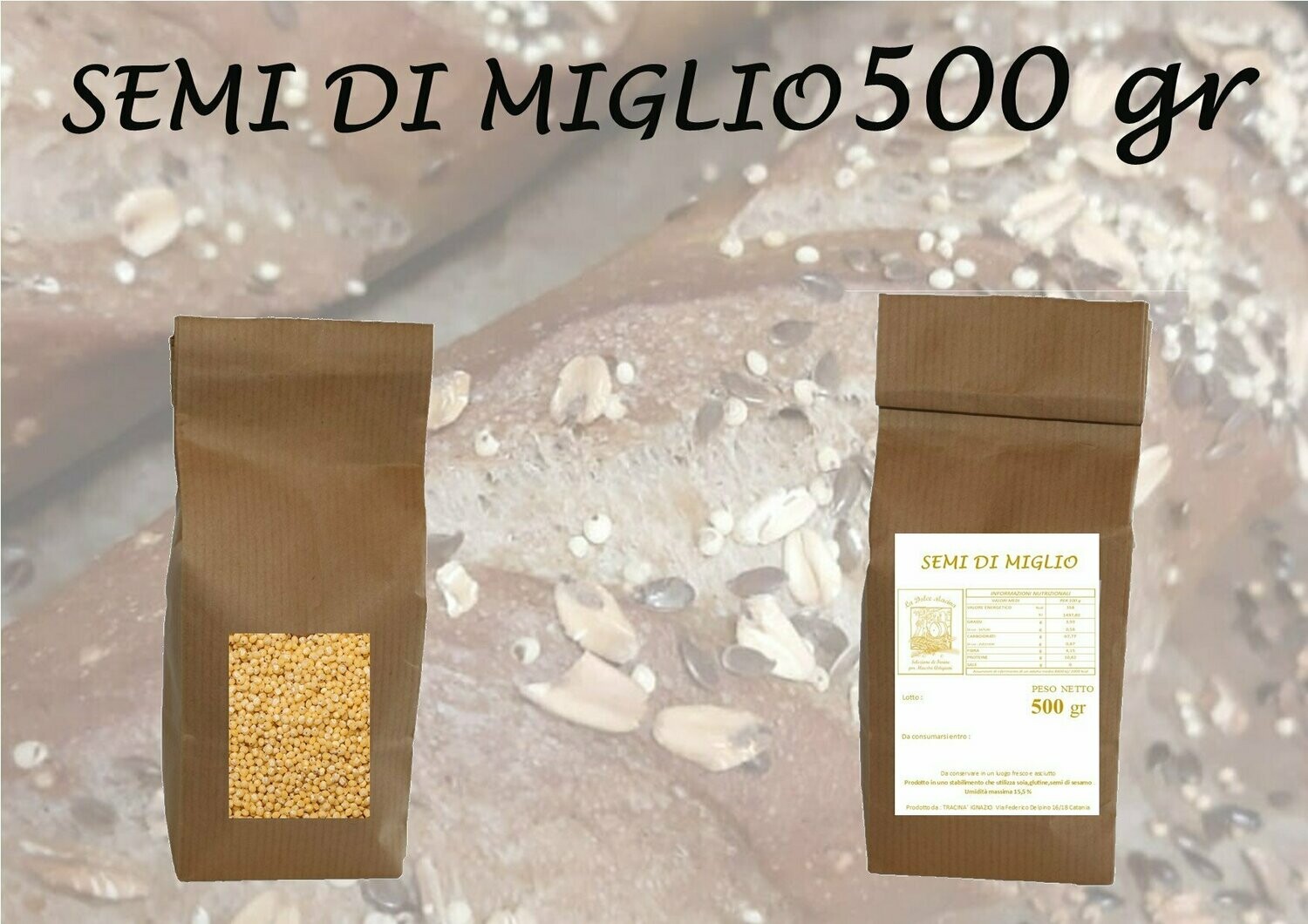 Semi di miglio 500 gr
