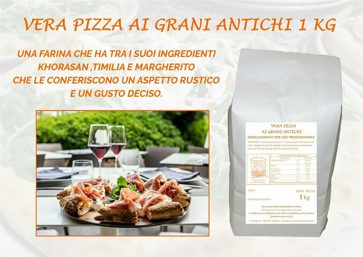 Vera Pizza ai Grani Antichi x 1 kg