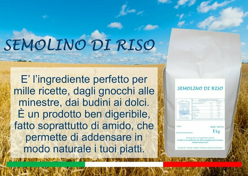 Semolino di riso x 1 kg