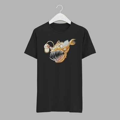 Steampunk T-shirt: Seadevil, schwarz