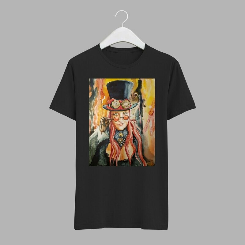 Steampunk T-Shirt: Welcome to Steampunk, schwarz Steampunk T-Shirt: Welcome to Steampunk, schwarz