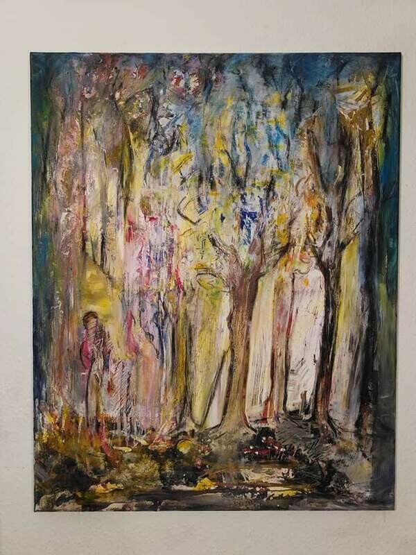Christian Knust: Kaiserhöhe
Acryl auf Leinwand,  80x100 cm