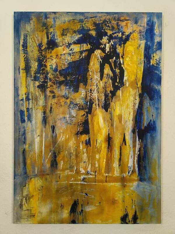 Christian Knust: Ohne Titel
Acryl auf Leinwand 70 x 100 cm