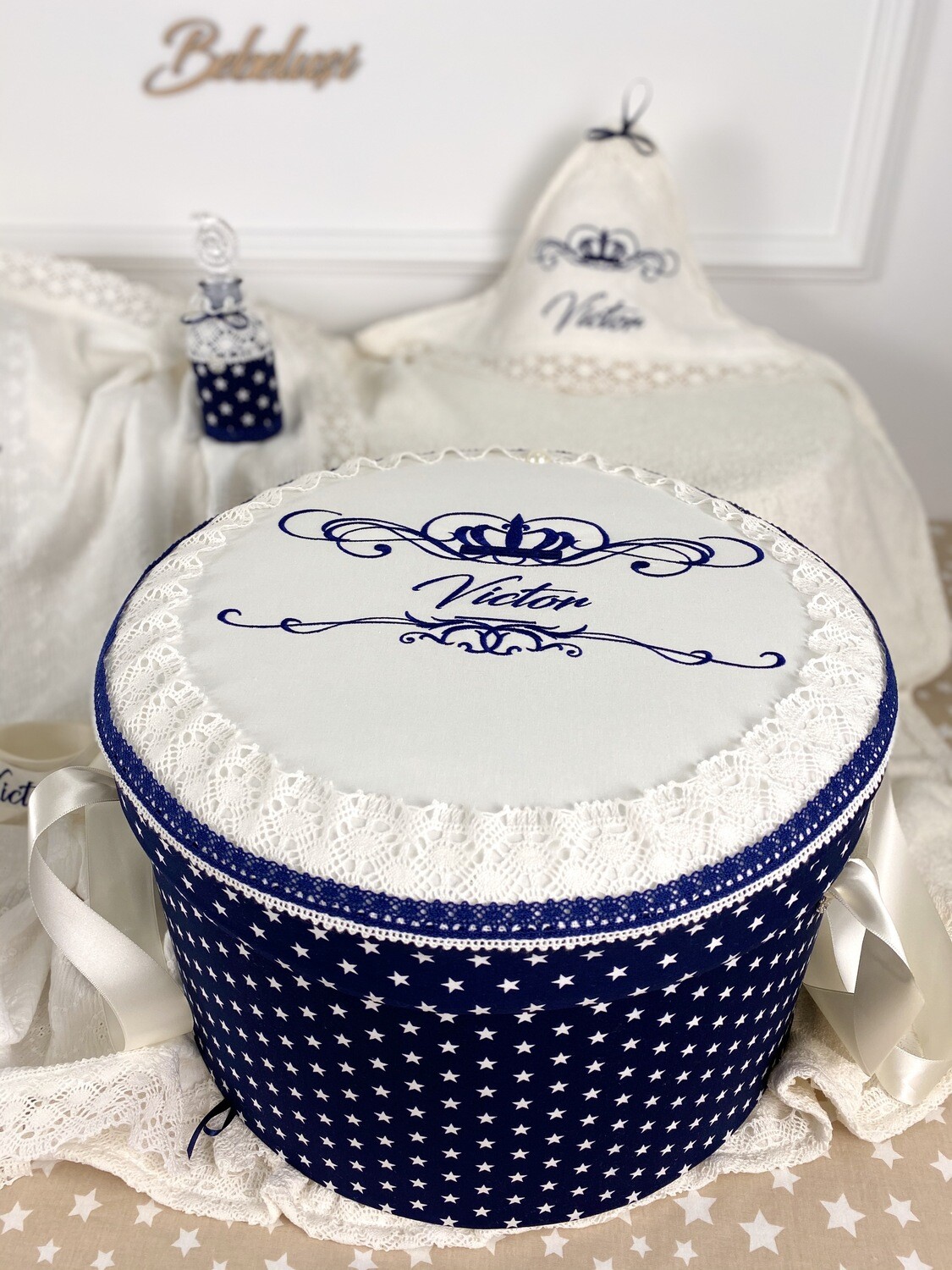 Trusou Botez Personalizat Royal Baby - Set Biserica