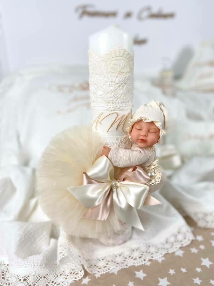 Trusou Botez Regal Ivory new - Set Biserica Personalizat