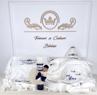 Trusou Botez Personalizat Little Star - Set Biserica