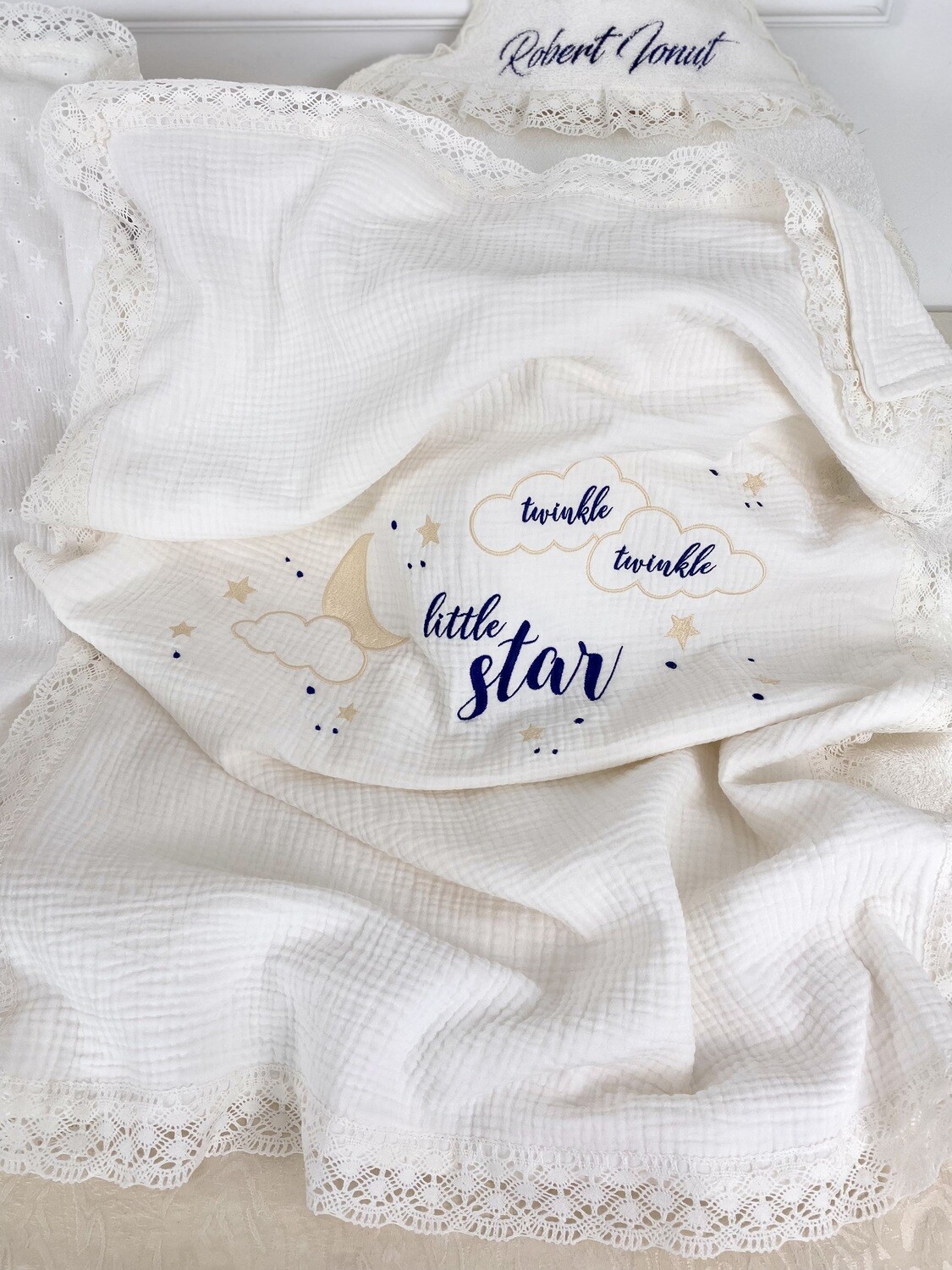Trusou Botez Personalizat Little Star - Set Biserica