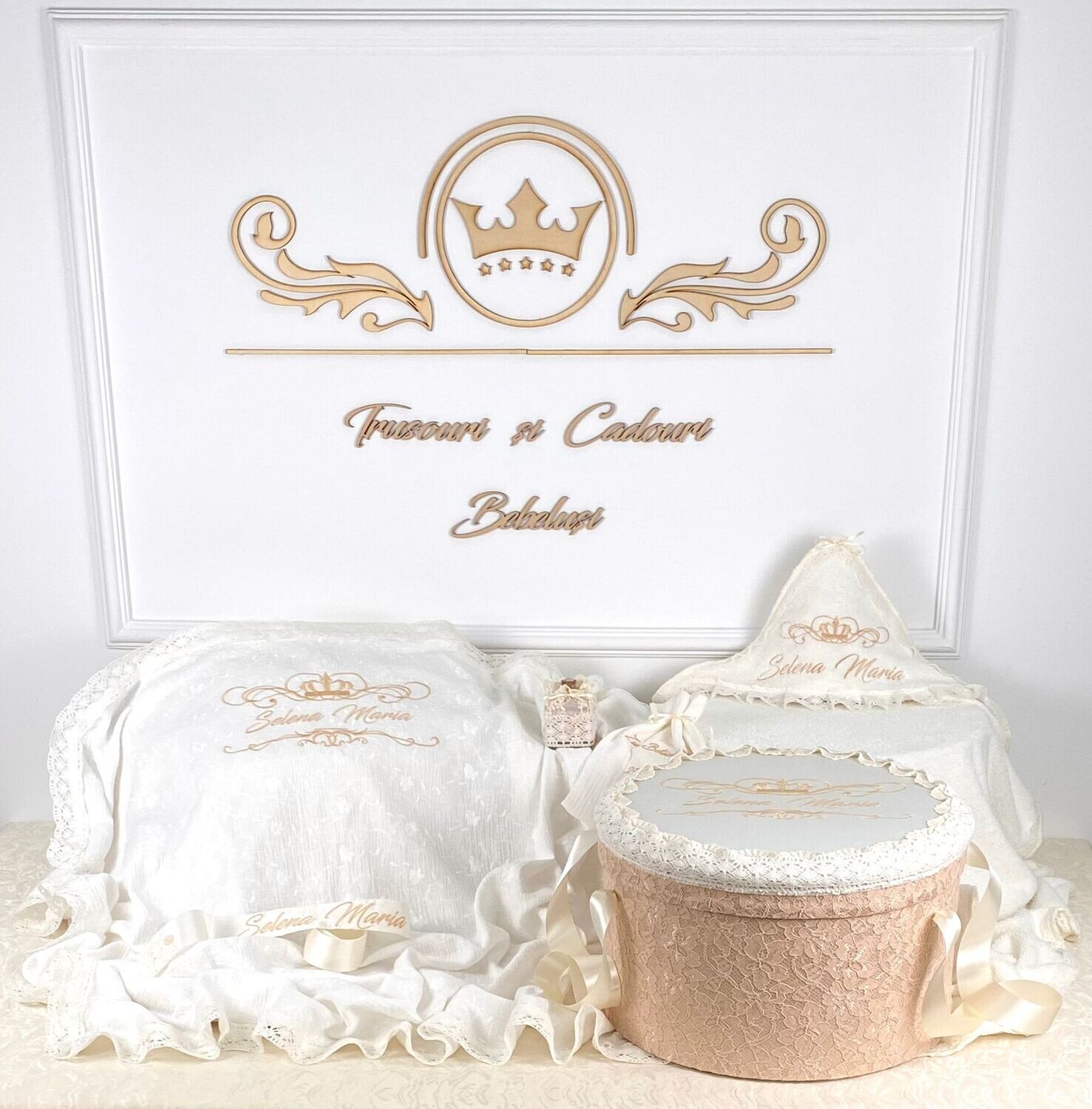 Trusou Botez Personalizat Selena - Set Biserica