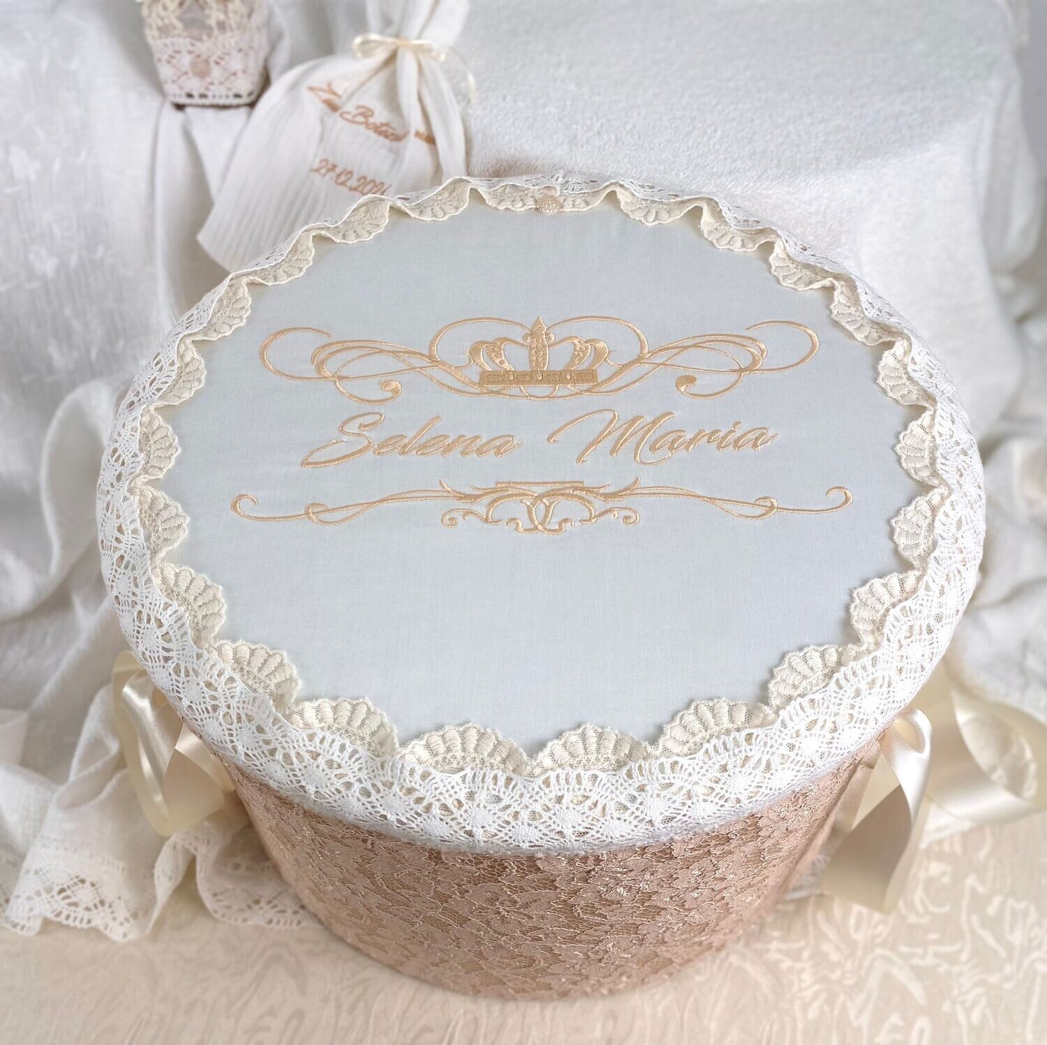 Trusou Botez Personalizat Selena - Set Biserica