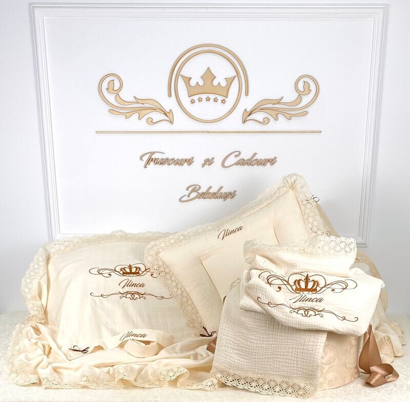 Trusou Botez Personalizat Ilinca - Set Biserica