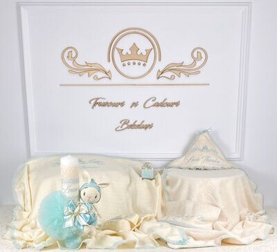 Trusou Botez Personalizat Simplu Luca - Set Biserica