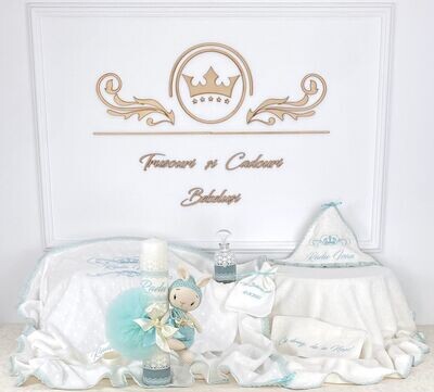 Trusou Botez Personalizat Radu - Set Biserica