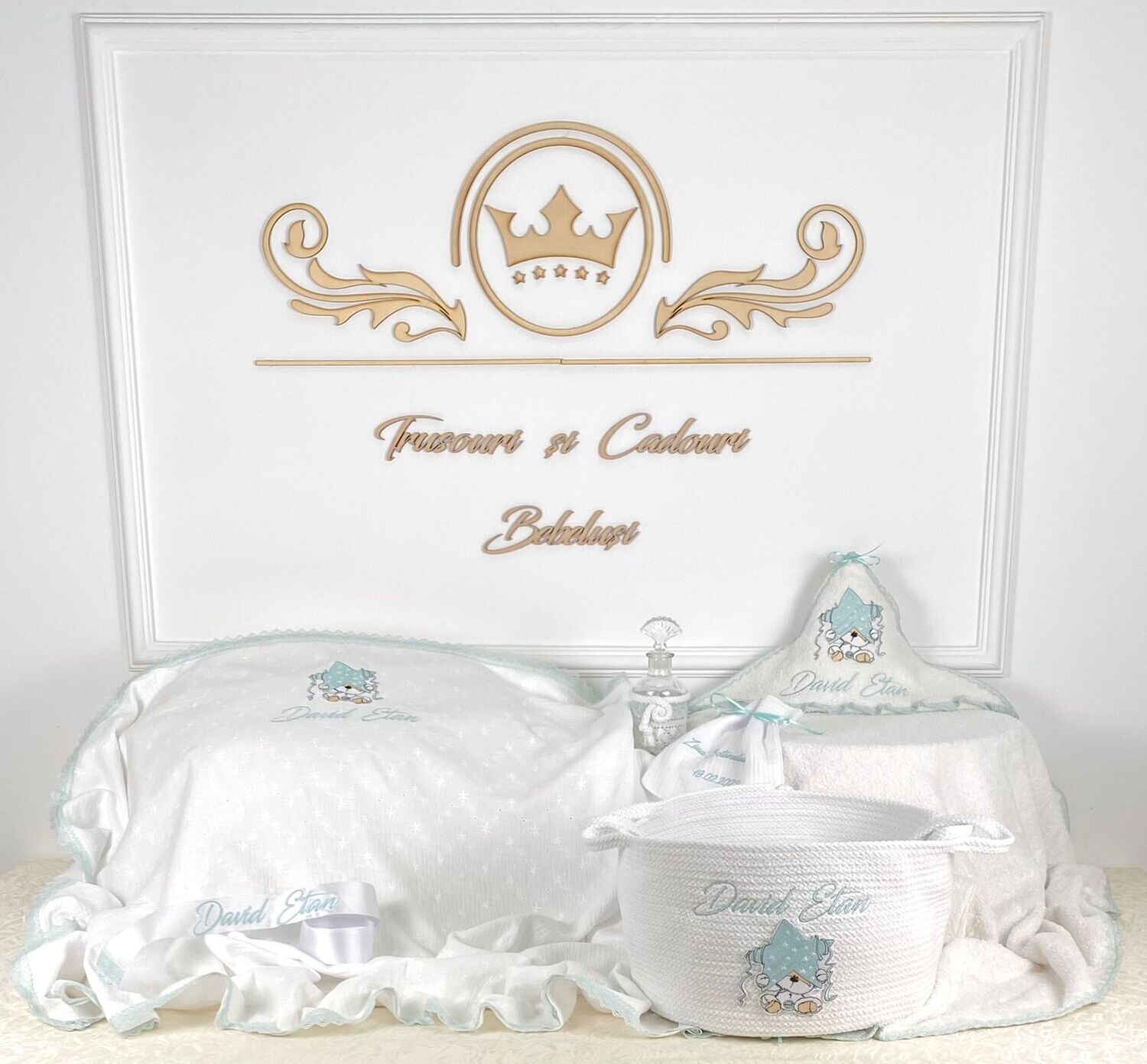 Trusou Muselina Urs cu stea - Set Biserica
