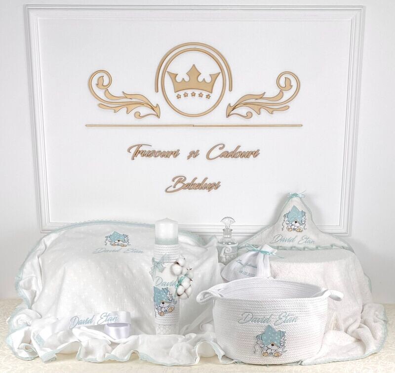 Trusou Muselina Urs cu stea - Set Biserica