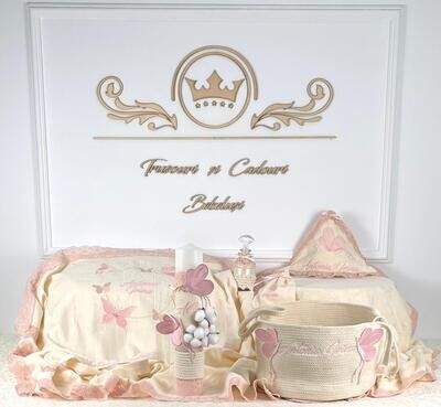 Trusou Botez Personalizat Printesa Fluturas