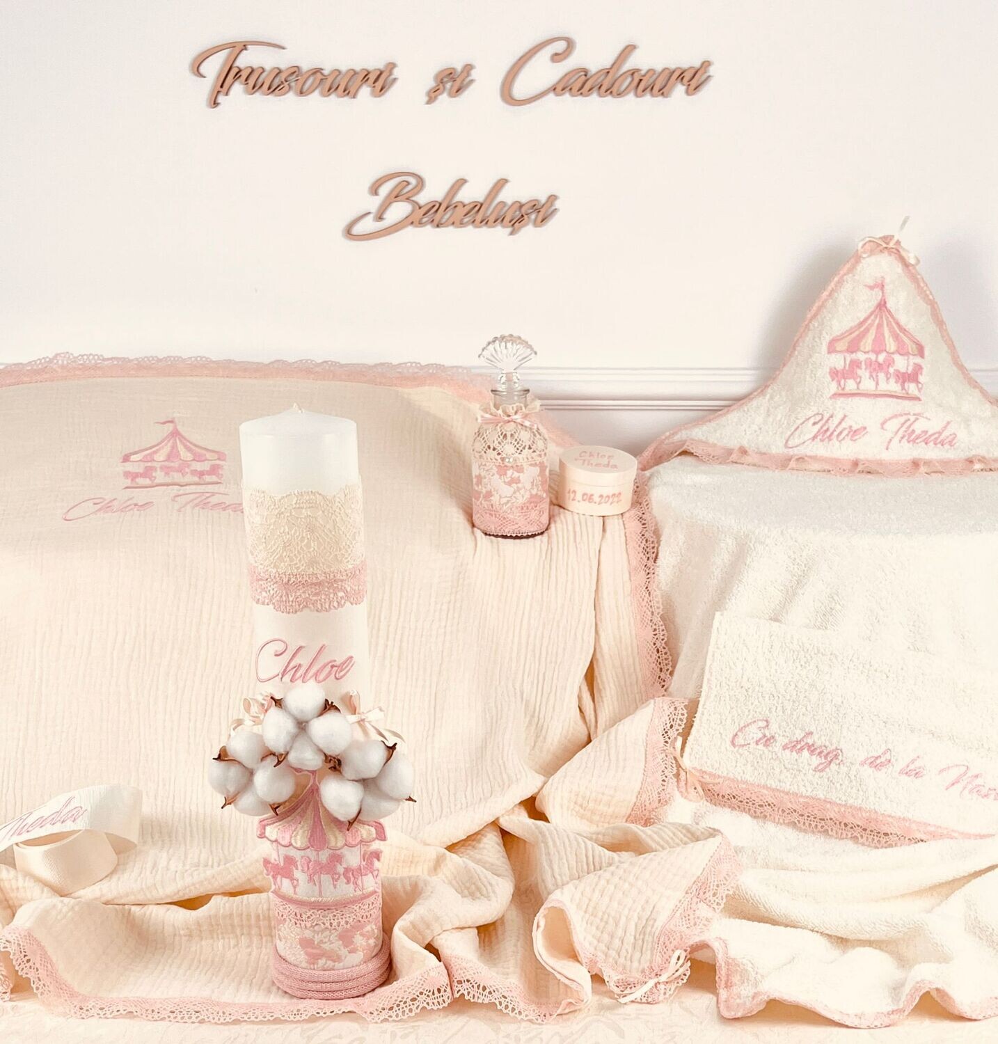 Trusou Muselina Carusel - Set Biserica Premium