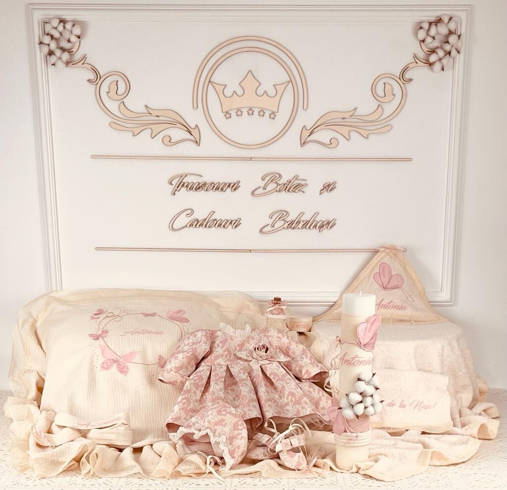 Trusou Botez Bumbac si Fluturi Antonia - Set Biserica