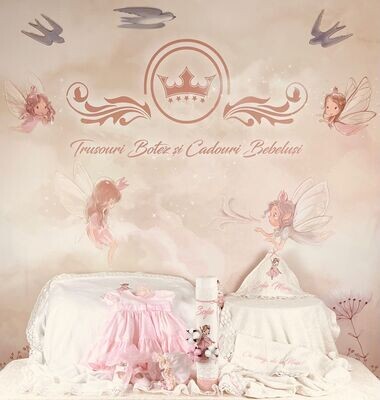 Trusou Botez Personalizat Balerina Sofia - Set Biserica