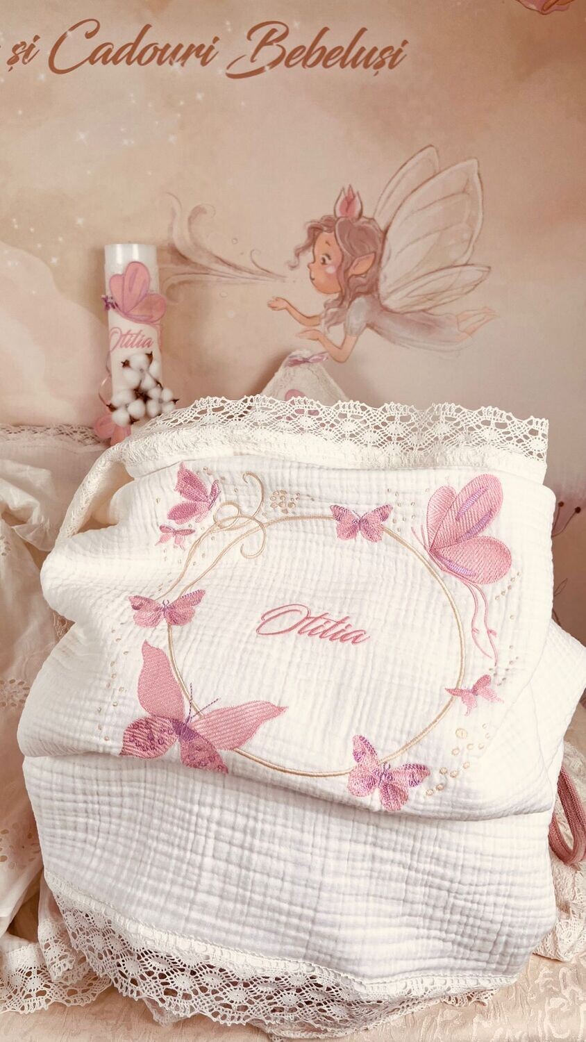 Trusou Botez Printesa Fluturas Otilia - Set Botez Premium