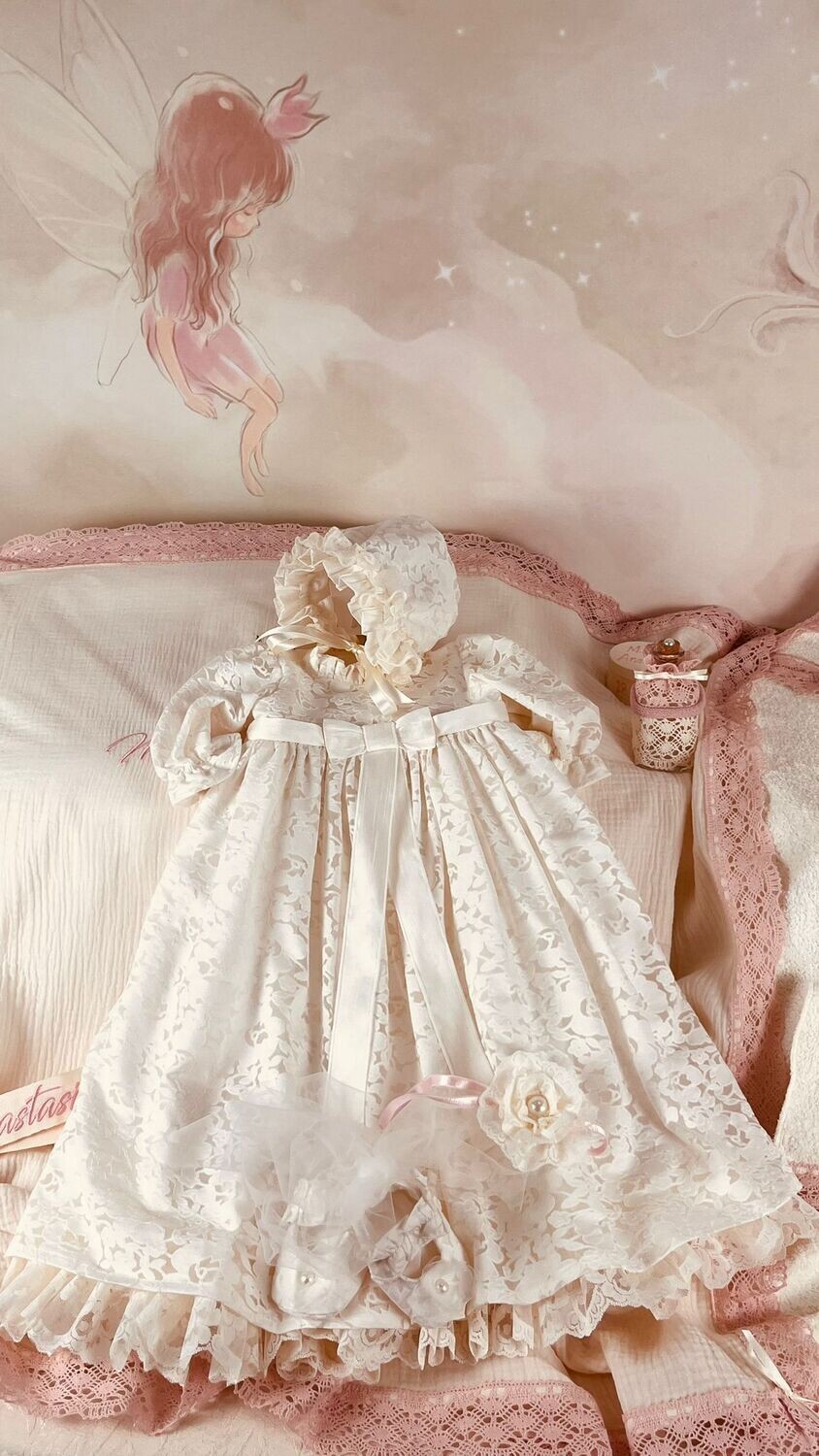 Trusou Botez Personalizat Muselina Balerina new - Set Biserica