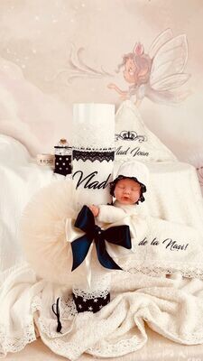 Trusou Botez Regal bleumarin - Set Biserica