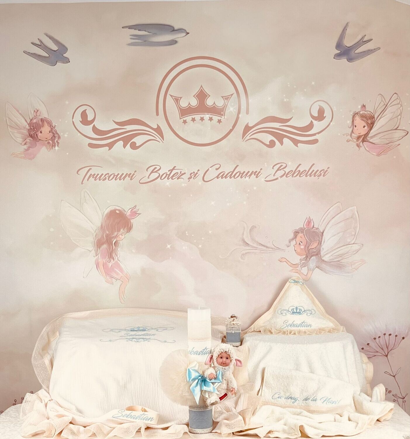 Trusou Botez Muselina Oita - Set Biserica