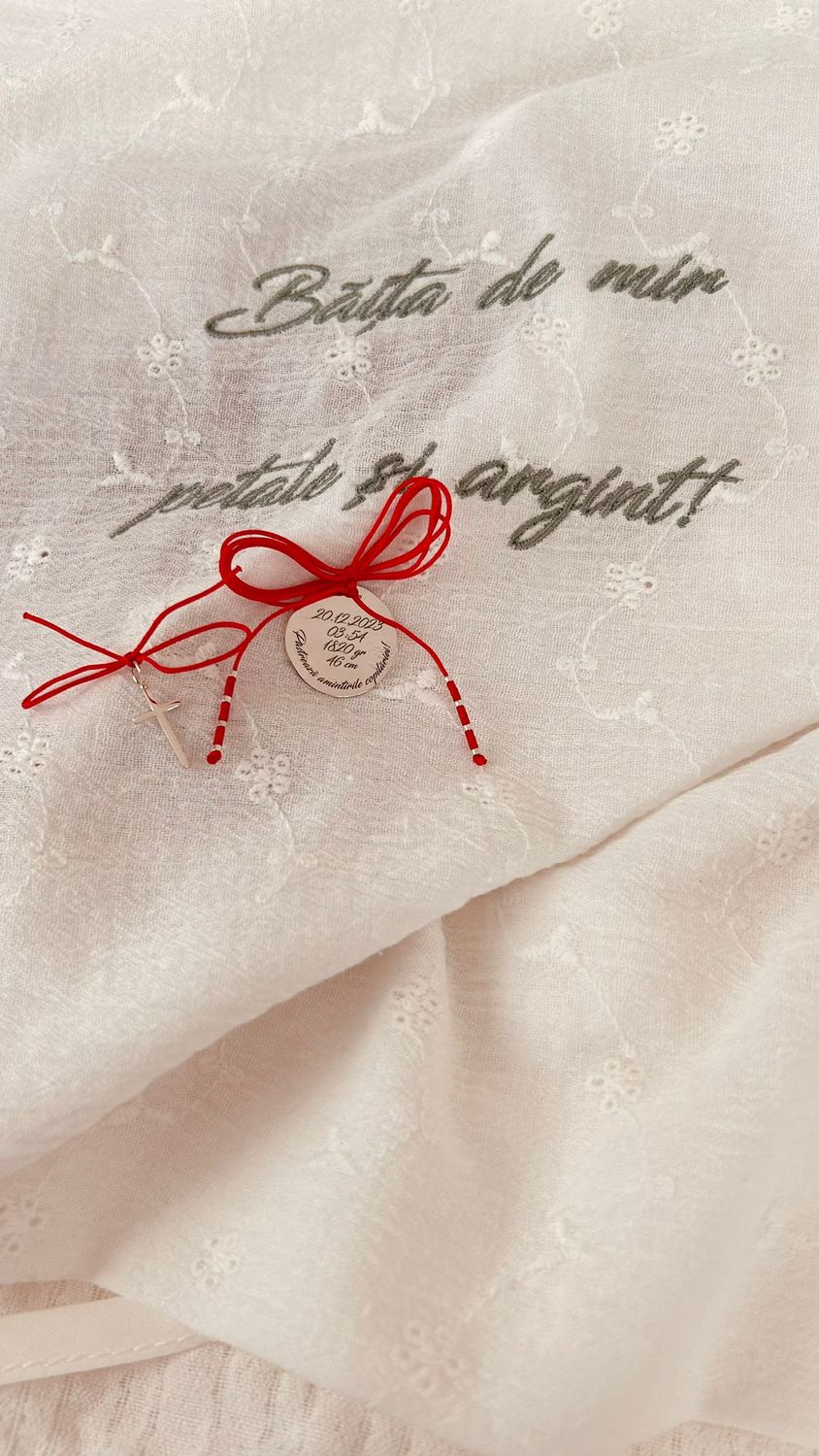 Trusou Muselina Eucalipt ivory - set Biserica Premium